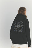 HATE RAIN Embroidered Hoodie