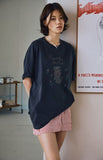 Rose Kitty Pigment Short Sleeve Tee