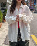 EZ Summer Stripe Overfit Shirt