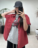 Laen Crack Star Short Sleeve Tee