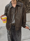 Honey Crack Leather Jacket