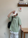 [unisex] Totelli Cotton Over Short Sleeve Shirt