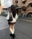 Lehen Corduroy Mini Skirt Pants