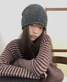 Yuon Button Knit Wool Beanie