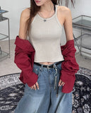 Rhea Pigment Zipper Sleeveless