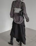 Sia Layered Unbalanced Skirt