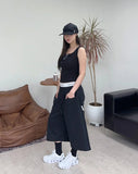 Olte Button Ribbed Sleeveless