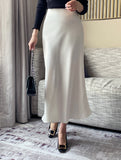 Molly Satin Mermaid Long Skirt