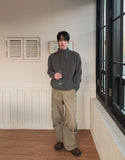 Cleo Half-Neck Snap Knit