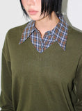 (WOOL) SEASONAL V-NECK KNIT