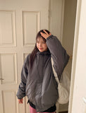 [unisex] Nippun two-way string over hood padding