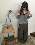 Barimi Lace Ribbed U-Neck Summer Cardigan