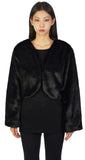 Evie scarf fur shearling jacket