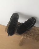 Apu Balletcore Flat Strap Leather Sneakers