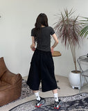 Hyde Button Bermuda Pants