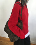 Kinshu cozy Abang fit V-neck nit