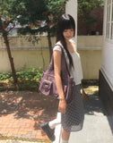 Cran Vintage Pocket Leather Shoulder Bag