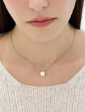 Penidor NEW Silver (Y) Necklace White Pearl