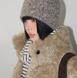 (WOOL) BOCASHI CHUNKY BEANIE