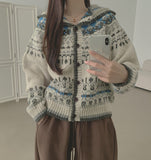Bodle Nordic Warm Hood Cardigan