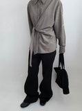 Pigenpi Cotton Semi Bootcut Pants