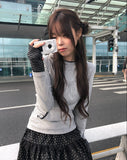[MADE] Amon Stripe Color Matching Shirring Hood T-shirt