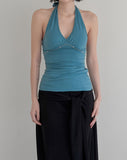 Ariel Studded Halter Top