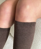 Aruna plain knee socks