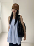 Clate layered pocket string mini sleeveless one piece