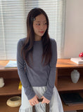 Takan Stripe Round Long Sleeve Tee