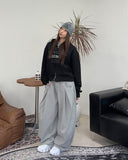 Kasen Applique Embroidery Hooded Zip-Up