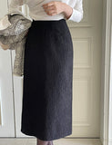 Shumaz Wave Jacquard H-Line Skirt