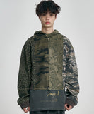 Camouflage Zip-Up Hooded Jacket