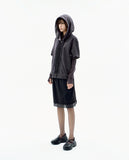 Frill Jersey Bomber Jacket