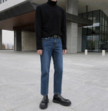 Easel twist leather belt