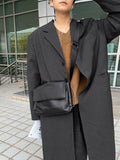 Ninsz three-button blazer coat