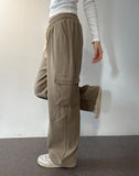 Garen Corduroy Cargo Wide Pants