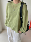 [unisex] Koiki Summer Color Round Over Knit