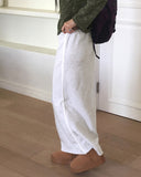 [Brushed Lining] Ruhi Angora Line Maxi Long Skirt