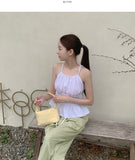 Rustling Waterproof Material Point Color Mini Shoulder Bag