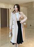 Azel Double Long Trench Coat