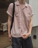The Will Crop Check Short Sleeve Shirt