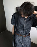 Mono Linen Denim Shirt