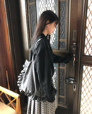Brock Suede Two-Way Blouson Jacket