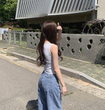 Daily Ribbed Cover Boat Neck Sleeveless