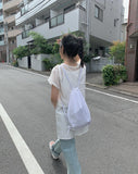 Fuwa Wash Denim Wide Pants