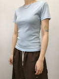 PLAIN SLIM HALF T