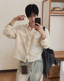 Hayden Flap Pocket Crop Shirt