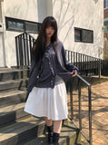 Duane Slub Frill Cardigan