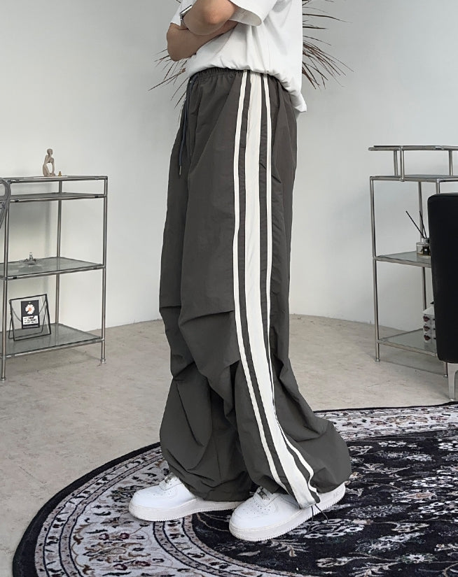 【SATIIIZ】Eford Track Nylon Cargo Pants Eford Track Nylon Cargo Pants - satiiiz